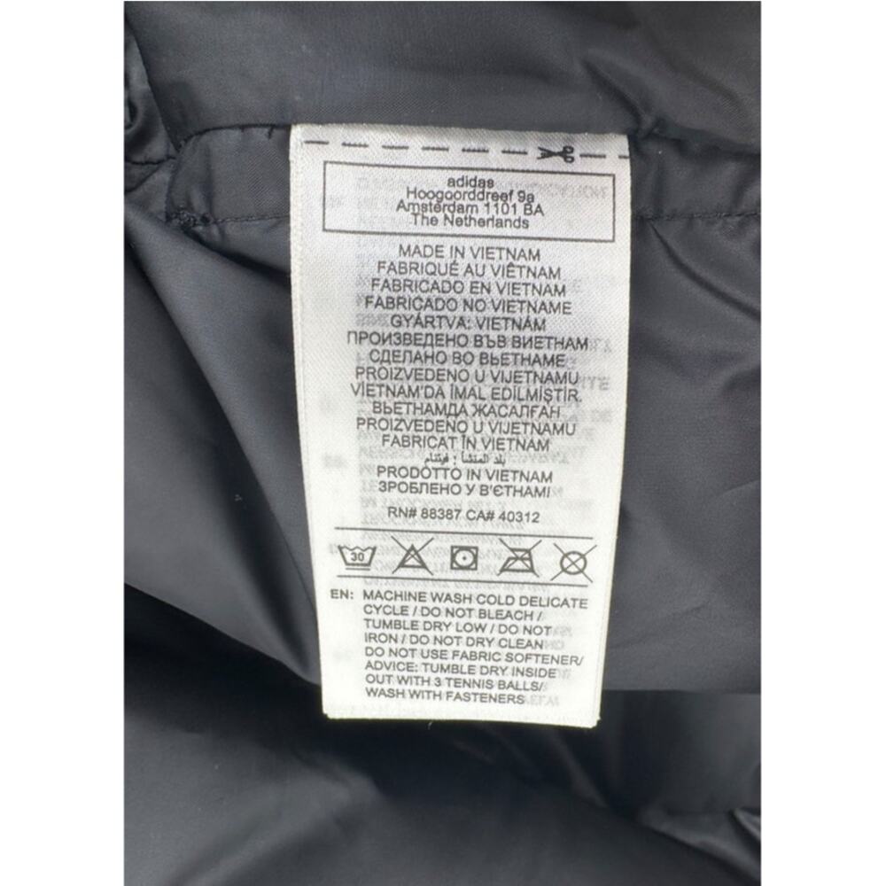 adidas Mercedes AMG Petronas F1 Engineers Winter Puffer Coat Black NWT L KF6058 - Picture 15 of 16